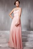 Vestido Rosa Plissado com Pedraria Ref. 56822