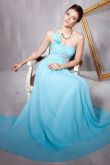 - Vestido Azul Bojo Detalhe Transpassado Ref. 56830