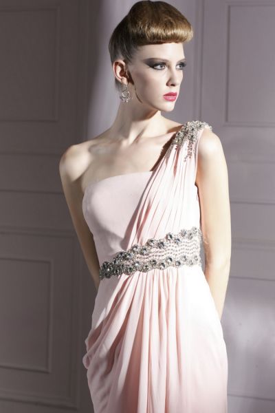 Ref. 80836 - Vestido Rosa Estilo Grego