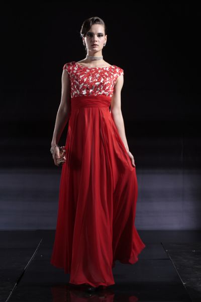 Vestido Vermelho Estilo Vintage Ref. 56616