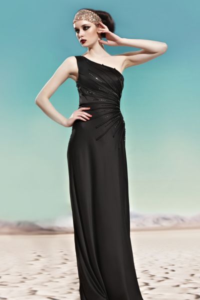 Vestido Preto Estilo Vintage Ref. 56929